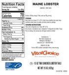 MSC Wild Maine Lobster Tails - raw, shucked, 15 oz package (1)